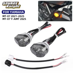 2025 MT07 Front Rear Turn Signal Blinker Light For Yamaha MT-07 MT 07 Y-AMT 2021-2026 Flush Mount Micro Indicator Flasher Lamp