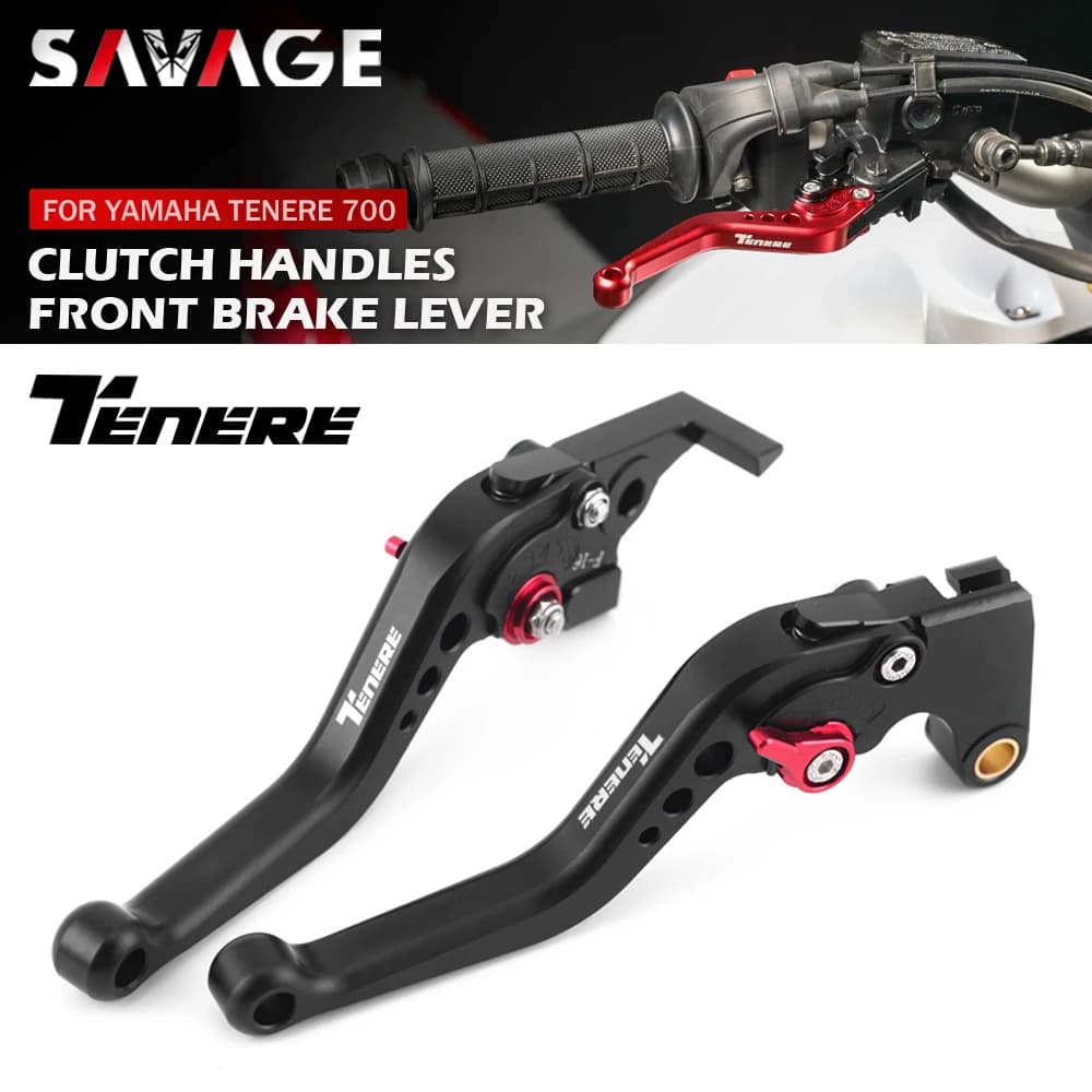 2026 Short Clutch Brake Lever For YAMAHA Tenere 700/World Raid/Rally Explore XTZ700 2019-2025 Motorcycle Adjustable Handles