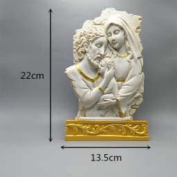 Fan Yong Four Catholic Holy Family Three Silicone Mold DIY Can Make Resin Concrete Plaster Decorations for Home Furnishings