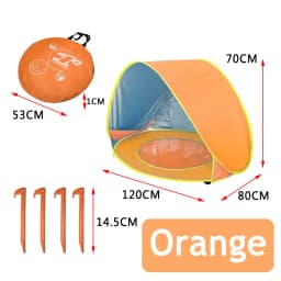 Baby Beach Tent with Pool UV Protection Sunshelter Pop Up Portable Shade Pool Child Kid Outdoor Fun-Play Instant Camping Tent