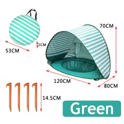 Baby Beach Tent with Pool UV Protection Sunshelter Pop Up Portable Shade Pool Child Kid Outdoor Fun-Play Instant Camping Tent