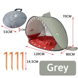 Baby Beach Tent with Pool UV Protection Sunshelter Pop Up Portable Shade Pool Child Kid Outdoor Fun-Play Instant Camping Tent