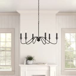 Retro Loft Living Room Chandelier Lighting E14 Vintage American Style Black/Gold Ceiling Chandelier Household Dining Room Light
