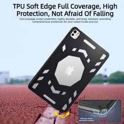 Hollow Heat Dissipation Gaming Tablet Sleeve TPU Full Protective Cover for iPad Air 11in Pro11 iPad10th11th12th iPad Mini7 Mini6