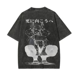 Mirko T Shirt My Hero Academia Men Acid Wash Anime Rabbit Hero Graphic Cotton Streetwear Plus Ultra Manga Vintage Tee Top