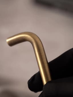 Santaya U-shaped Antique Brass Brushed Furniture Handle Solid Brass Shell Drawer Knob Modern Simple Kitchen Cabinet Long Pull