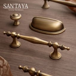 Santaya Bronze Solid Antique Brass Cabinet Handles Wardrobe Pull Cupboard Door Knob Kitchen Cabinet Handles Bronze Pulls