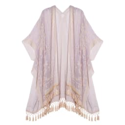 MJSERECA Bohemian Fashion women burnt plush kimono long cardigan with tassel beach cover-up luxury Holiday Casual Cardigan Shawl