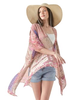 MJSERECA Bohemian Fashion women burnt plush kimono long cardigan with tassel beach cover-up luxury Holiday Casual Cardigan Shawl