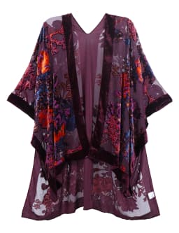 MJSERECA Bohemian Fashion women burnt plush kimono long cardigan with tassel beach cover-up luxury Holiday Casual Cardigan Shawl