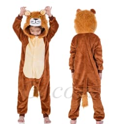 Kids Cat Onesie Unicorn Cosplay Animal One Piece Zipper Pajamas Child Halloween Pijamas Boys Girls Kigurumi Anime Hooded Outfits