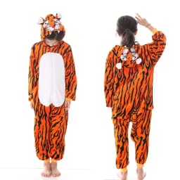 Kids Cat Onesie Unicorn Cosplay Animal One Piece Zipper Pajamas Child Halloween Pijamas Boys Girls Kigurumi Anime Hooded Outfits
