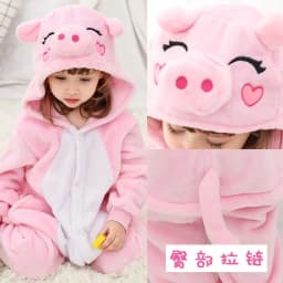 Kids Cat Onesie Unicorn Cosplay Animal One Piece Zipper Pajamas Child Halloween Pijamas Boys Girls Kigurumi Anime Hooded Outfits