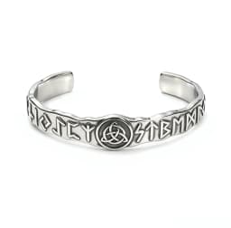 Stainless Steel Bangle for men Vintage Viking Rune Amulet Bracelet Jewelry Scandinavian Punk Hip Hop Wrist Gift for Girls