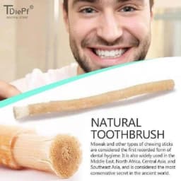 1Pcs S/L Misvak toothbrush Portable Natural Miswak Toothbrush Traditional Teeth Whitener & Manual Tooth Care Stick For Travel