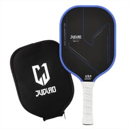 JUCIAO USAPA Approved Thermoformed Unibody T700 Raw Carbon Fiber Pickleball Paddle Spin Textured Surface With Foam Edge