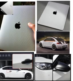 50cmx200cm 3D Carbon Fiber Vinyl Car Wrap Sheet Roll Film Car Stickers and Decals Motorcycle Car Styling Accessories Automobiles