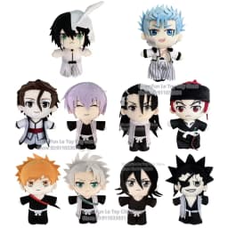 20cm Bleach Plush Grimmjow Abarai Renji Aizen Sousuke Ichimaru Gin Ulquiorra Cifer Stuffed Kawaii Doll Birthday Gift