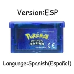 New pokémo Game Card GBA USA/ITA/NOE/FRA/EUR/ESP Video Game Cartridge Series Emerald FireRed LeafGreen Ruby Sapphire for GBA/SP
