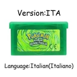 New pokémo Game Card GBA USA/ITA/NOE/FRA/EUR/ESP Video Game Cartridge Series Emerald FireRed LeafGreen Ruby Sapphire for GBA/SP