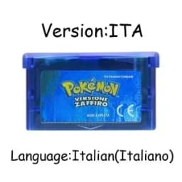 New pokémo Game Card GBA USA/ITA/NOE/FRA/EUR/ESP Video Game Cartridge Series Emerald FireRed LeafGreen Ruby Sapphire for GBA/SP