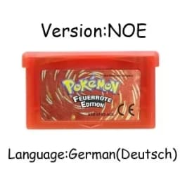 New pokémo Game Card GBA USA/ITA/NOE/FRA/EUR/ESP Video Game Cartridge Series Emerald FireRed LeafGreen Ruby Sapphire for GBA/SP