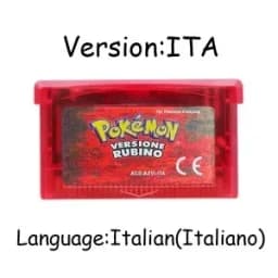 New pokémo Game Card GBA USA/ITA/NOE/FRA/EUR/ESP Video Game Cartridge Series Emerald FireRed LeafGreen Ruby Sapphire for GBA/SP