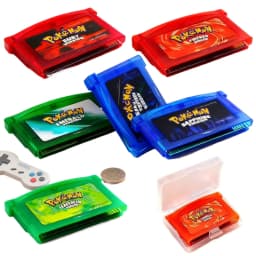 New pokémo Game Card GBA USA/ITA/NOE/FRA/EUR/ESP Video Game Cartridge Series Emerald FireRed LeafGreen Ruby Sapphire for GBA/SP