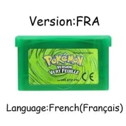 New pokémo Game Card GBA USA/ITA/NOE/FRA/EUR/ESP Video Game Cartridge Series Emerald FireRed LeafGreen Ruby Sapphire for GBA/SP