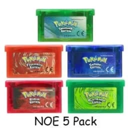 New pokémo Game Card GBA USA/ITA/NOE/FRA/EUR/ESP Video Game Cartridge Series Emerald FireRed LeafGreen Ruby Sapphire for GBA/SP