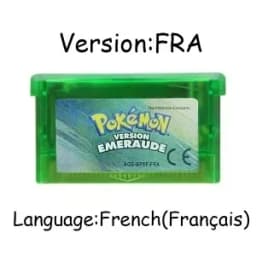New pokémo Game Card GBA USA/ITA/NOE/FRA/EUR/ESP Video Game Cartridge Series Emerald FireRed LeafGreen Ruby Sapphire for GBA/SP