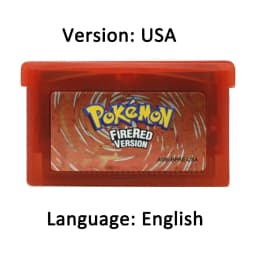 New pokémo Game Card GBA USA/ITA/NOE/FRA/EUR/ESP Video Game Cartridge Series Emerald FireRed LeafGreen Ruby Sapphire for GBA/SP