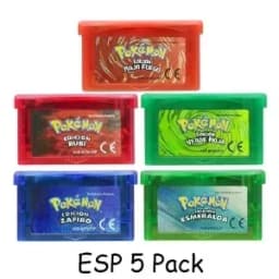 New pokémo Game Card GBA USA/ITA/NOE/FRA/EUR/ESP Video Game Cartridge Series Emerald FireRed LeafGreen Ruby Sapphire for GBA/SP