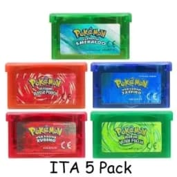 New pokémo Game Card GBA USA/ITA/NOE/FRA/EUR/ESP Video Game Cartridge Series Emerald FireRed LeafGreen Ruby Sapphire for GBA/SP