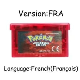New pokémo Game Card GBA USA/ITA/NOE/FRA/EUR/ESP Video Game Cartridge Series Emerald FireRed LeafGreen Ruby Sapphire for GBA/SP