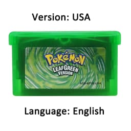 New pokémo Game Card GBA USA/ITA/NOE/FRA/EUR/ESP Video Game Cartridge Series Emerald FireRed LeafGreen Ruby Sapphire for GBA/SP