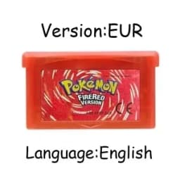 New pokémo Game Card GBA USA/ITA/NOE/FRA/EUR/ESP Video Game Cartridge Series Emerald FireRed LeafGreen Ruby Sapphire for GBA/SP