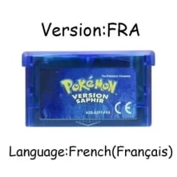 New pokémo Game Card GBA USA/ITA/NOE/FRA/EUR/ESP Video Game Cartridge Series Emerald FireRed LeafGreen Ruby Sapphire for GBA/SP