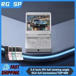 Anbernic RGSP Flip Classic Handheld Game Console 3.4'' IPS Linux 64-bit 3300mAh RG SP Retro Gaming Player Wifi HD-Connect To TV