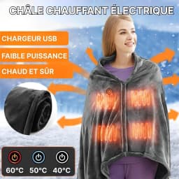 Wearable Electric Blanket 3 Heating Levels USB Heating Winter Warm Blanket Home Office Outdoor Heating Mattres Washable