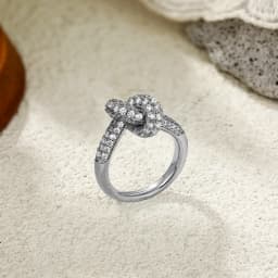 Creative Inlaid Multicolored Zircon Knot Rings Women Waterproof Stainless Steel Geometric Wed Ring Designer Jewelry Accessories