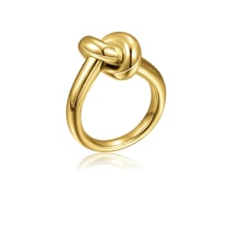 Creative Inlaid Multicolored Zircon Knot Rings Women Waterproof Stainless Steel Geometric Wed Ring Designer Jewelry Accessories
