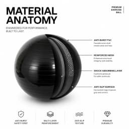65cm yoga Ball Rehabilitation Basic Fitness equipment Explosion-Proof Protective Gear Fitness equipment Fitness equipment