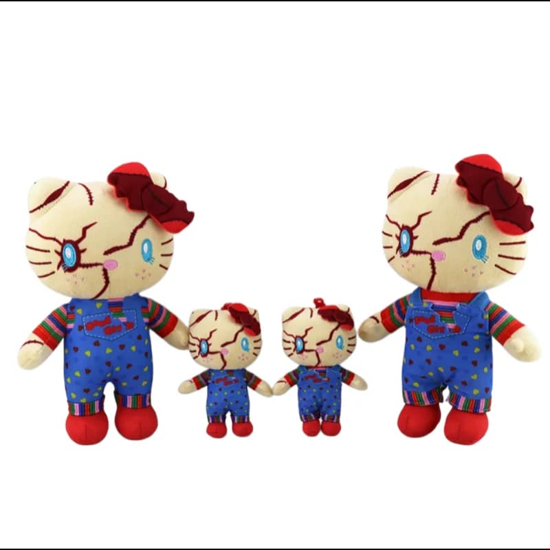 2026 New Cute Halloween Creative Plush Toy Clown Resurrection Ghost Baby Chacy Chucky Plush Doll Girl Birthday Gift