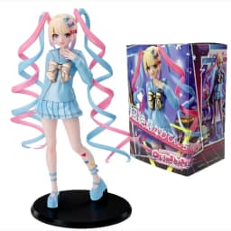 Needy Girl Overdose Luminasta KAngel 12cm PVC Anime Action Figure Collection Model Virtual Uploader Ornament Toy