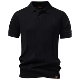 AIOPESON Men's Stripe Golf Polo Shirt Old Money Cool Silk Fabric Short Sleeve Icy Touch Breathable Casual Summer Top