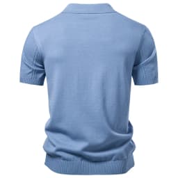 AIOPESON Men's Stripe Golf Polo Shirt Old Money Cool Silk Fabric Short Sleeve Icy Touch Breathable Casual Summer Top