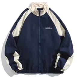 Hip Hop Varsity Jacket Men High Street Patchwork Color Block Windbreaker Outerwear Coats Spring Autumn Thin College Jackets Male