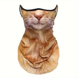 3D Cute Animal Balaclava Motorcycle Motocross Ski Snowboard Hat Helmet Liner Cat Dog Biker Neck Warmer Face Cap Cycling Headgear