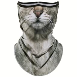 3D Cute Animal Balaclava Motorcycle Motocross Ski Snowboard Hat Helmet Liner Cat Dog Biker Neck Warmer Face Cap Cycling Headgear
